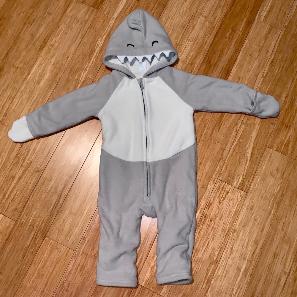 Old Navy Micro Performance Fleece Shark One Piece